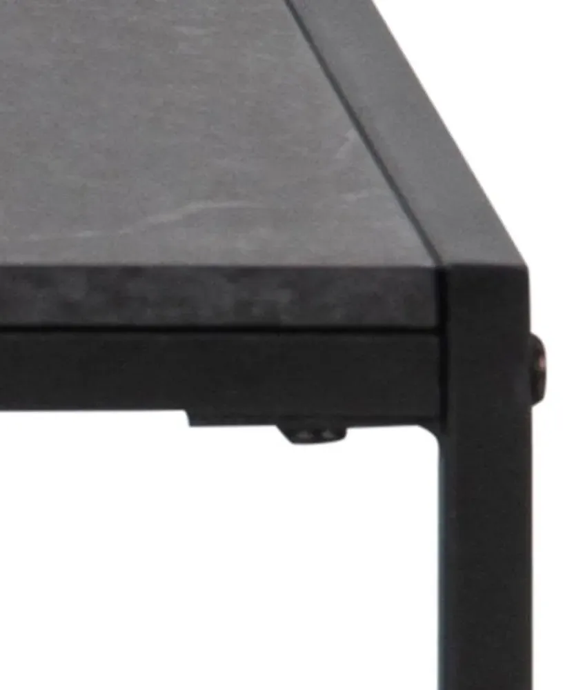 Infinity Square Coffee Table - Black, Melamine