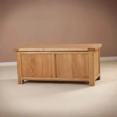 Kent Oak Blanket Box - Brushed Oil image