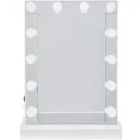 Kirtland Desktop Lighting Mirror - White