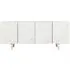 Large Sideboard 4 Doors - White, Mango Wood