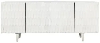 Large Sideboard 4 Doors - White, Mango Wood image