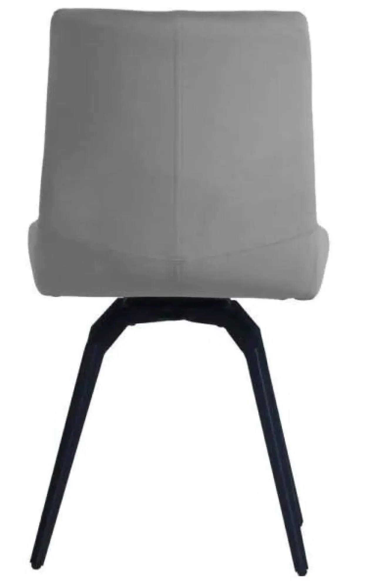 Malcom Swivel Dining Chair - Light Grey, Velvet