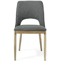Morgan Dining Chair - Grey, Linen