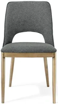 Morgan Dining Chair - Grey, Linen
