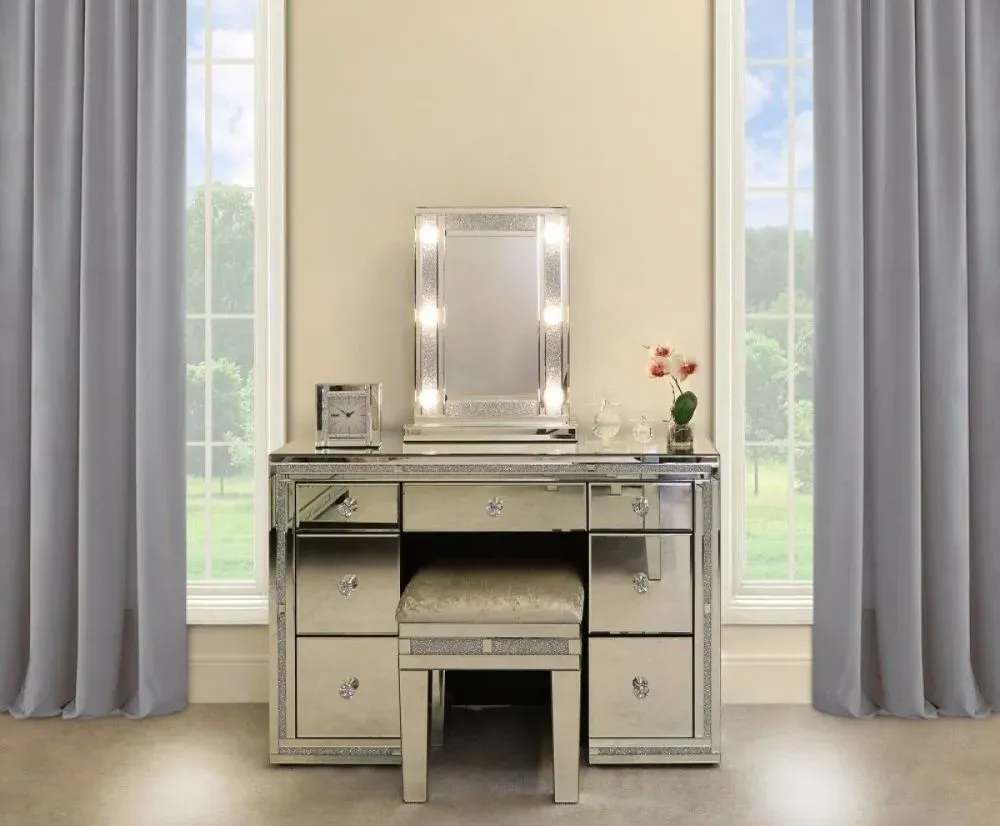 Naro Broadway 9 Lights Rectangular Vanity Mirror