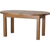 Originals Oval 6 Seater Extendable Dining Table - Dark Lacquered, Oak