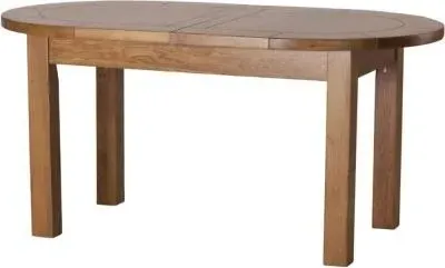 Originals Oval 6 Seater Extendable Dining Table - Dark Lacquered, Oak image