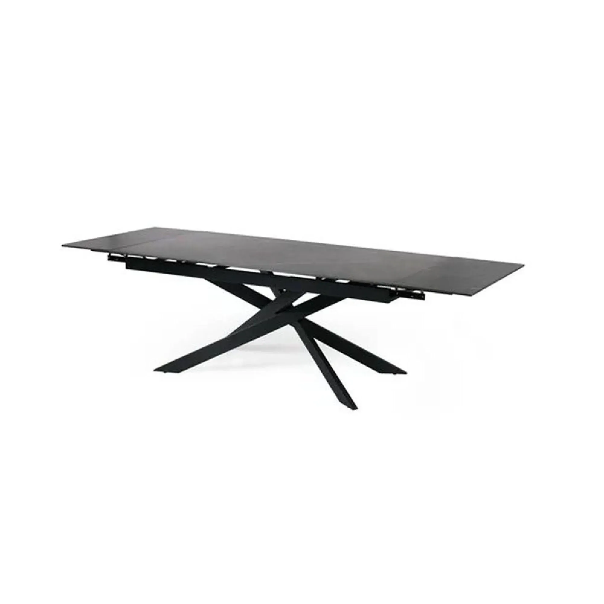 Osaka Extendable Dining Table - Black, Ceramic