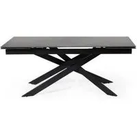 Osaka Extendable Dining Table - Black, Ceramic
