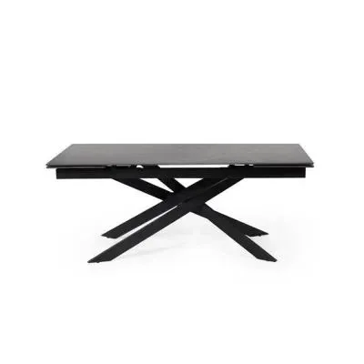 Osaka Extendable Dining Table - Black, Ceramic image