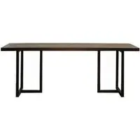Parquet Industrial Dining Table - A33