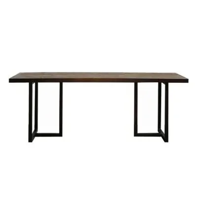 Parquet Industrial Dining Table - A33 image