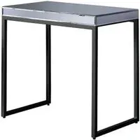 Pedley Glass Side Table - Black