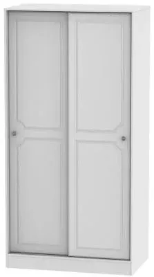 Pembroke 2 Door Sliding Wardrobe - White