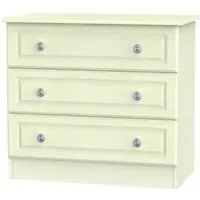 Pembroke 3 Drawer Small Chest - Cream