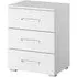 Rauch Aditio 3 Drawer Bedside Cabinet - White
