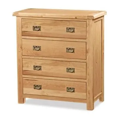 Salisbury Oak 4 Drawer Chest - Oak image