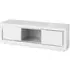Sardinia 140cm TV Unit with LED Lights - White, High Gloss