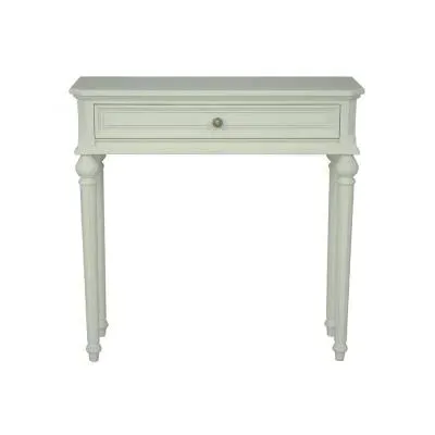 Solana French 1 Drawer Console Table - Lime White image