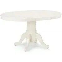 Stamford Oval Extending Dining Table - Ivory