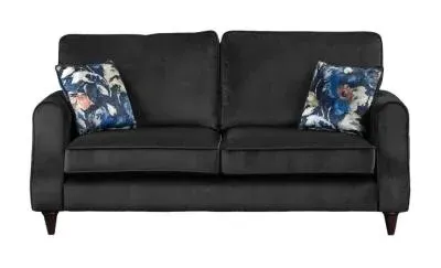 Sweet Dreams Firenze 3-Seater Fabric Sofa - Granite image