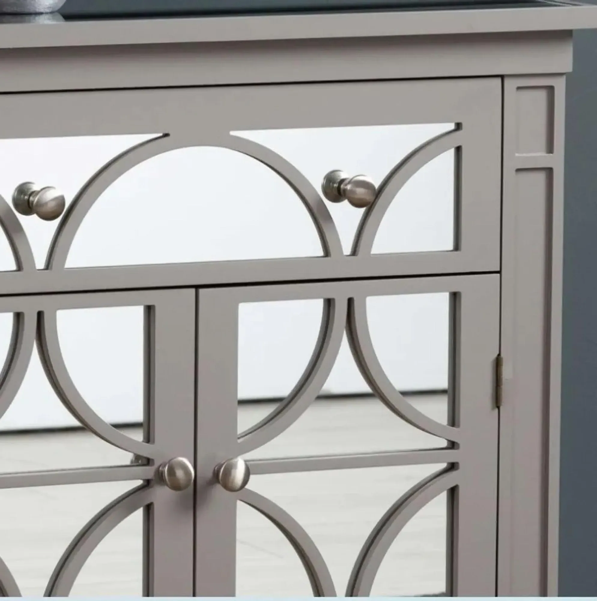 Torino 2 Door Small Sideboard - Grey