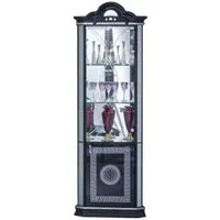Venus Corner Display Cabinet - Black