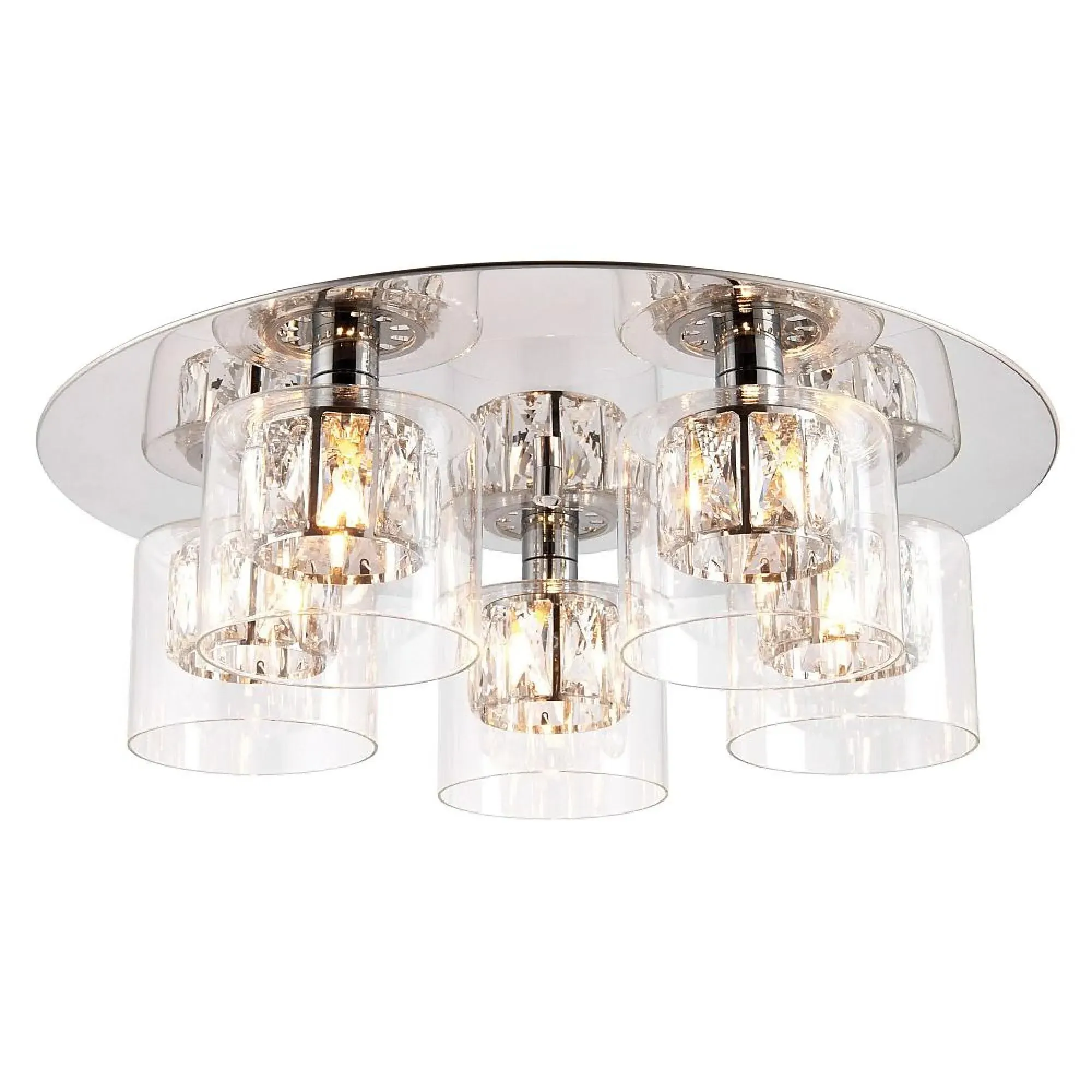 Verina 5 Ceiling Light - Grey