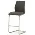 Vida Living Irma Barstool - Grey, Faux Leather