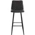 Vida Living Melba Barstool Set of 4 - Charcoal Grey