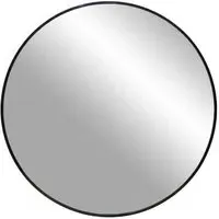 Wakonda Round Wall Mirror - Black