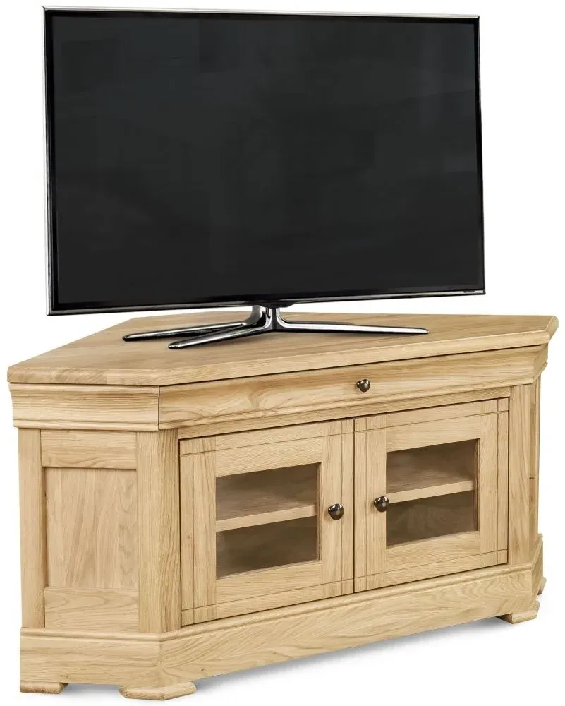 Clemence Richard Moreno Corner TV Unit - Oak