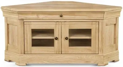 Clemence Richard Moreno Corner TV Unit - Oak image