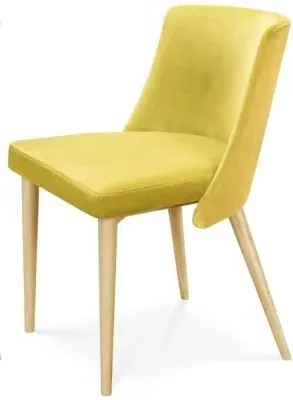 Clemence Richard Oak Upholstered Dining Chair - Fabric image