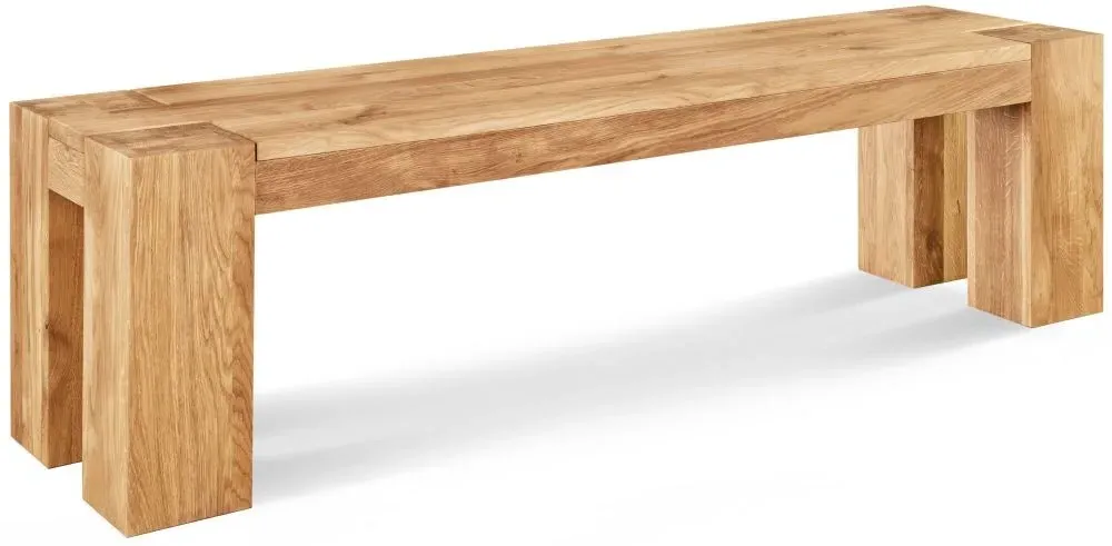 Massive Oak Dining Bench - Oak
