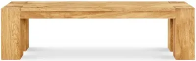 Massive Oak Dining Bench - Oak image