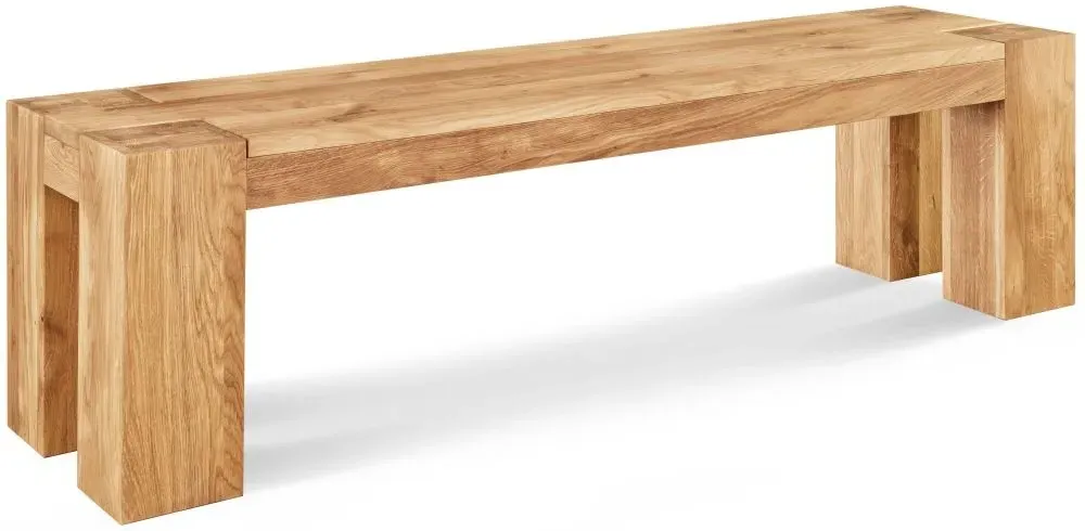 Massive Oak Dining Bench - Oak