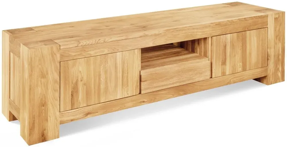 Massive Oak Medium TV Unit - Oak
