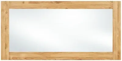 Massive Oak Rectangular Mirror - Oak image