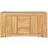 Massive Oak Small Sideboard