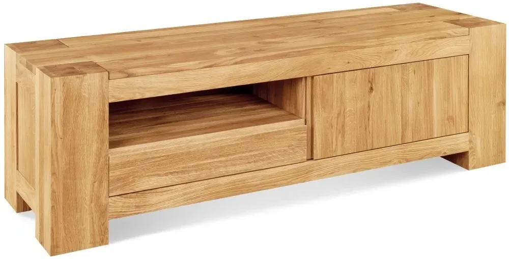 Massive Oak Small TV Unit - Oak