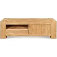 Massive Oak Small TV Unit - Oak