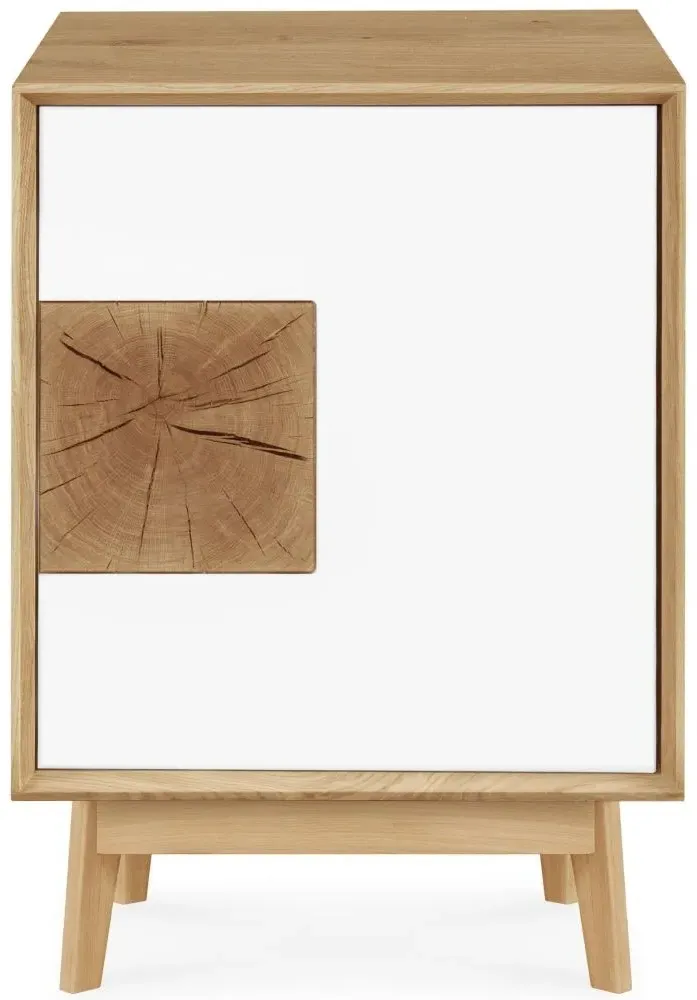 Modena Oak 1 Door Cabinet - Painted