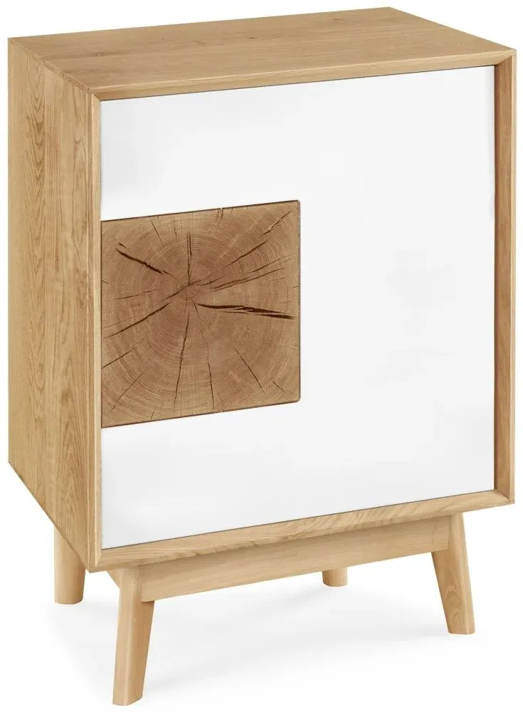 Modena Oak 1 Door Cabinet - Painted