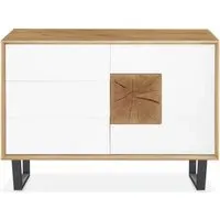 Modena Oak 1 Door Combi Medium Sideboard - Painted