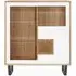 Modena Oak 3 Door Display Cabinet - Painted