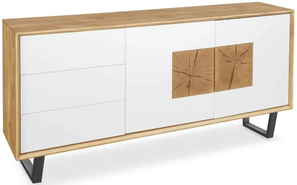 Modena Oak Large Sideboard - Painted