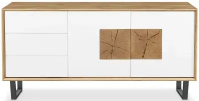 Modena Oak Large Sideboard - Painted