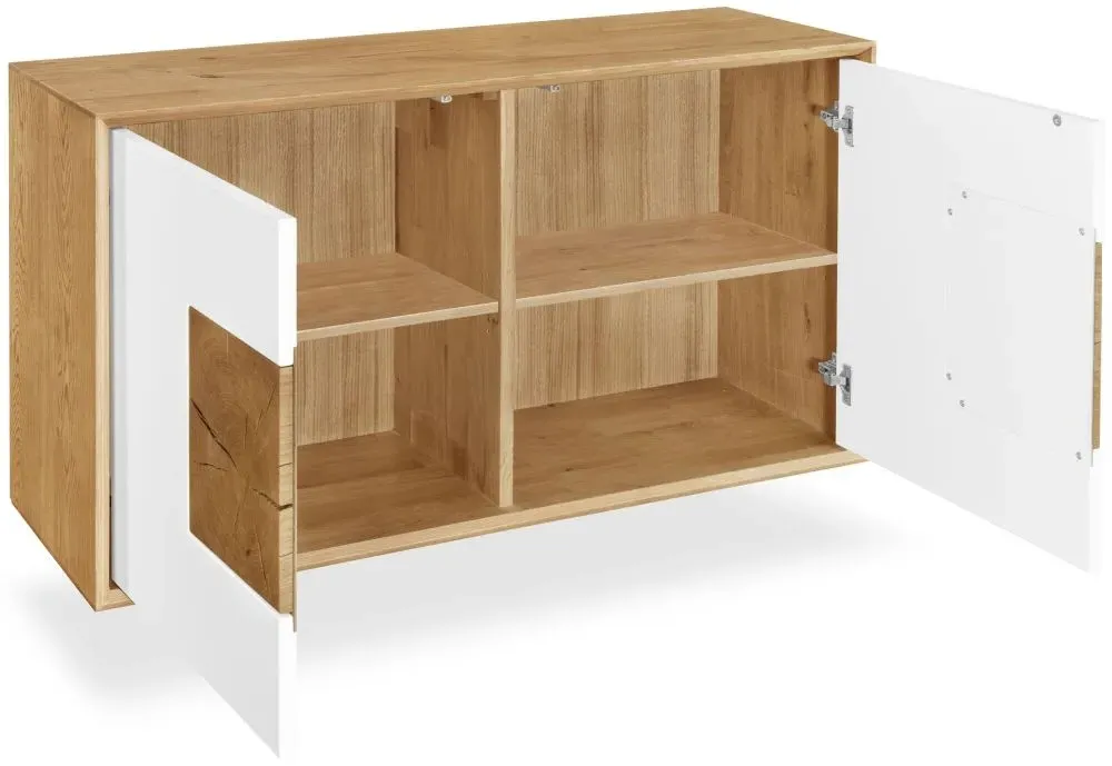 Modena Oak Medium Sideboard - Painted