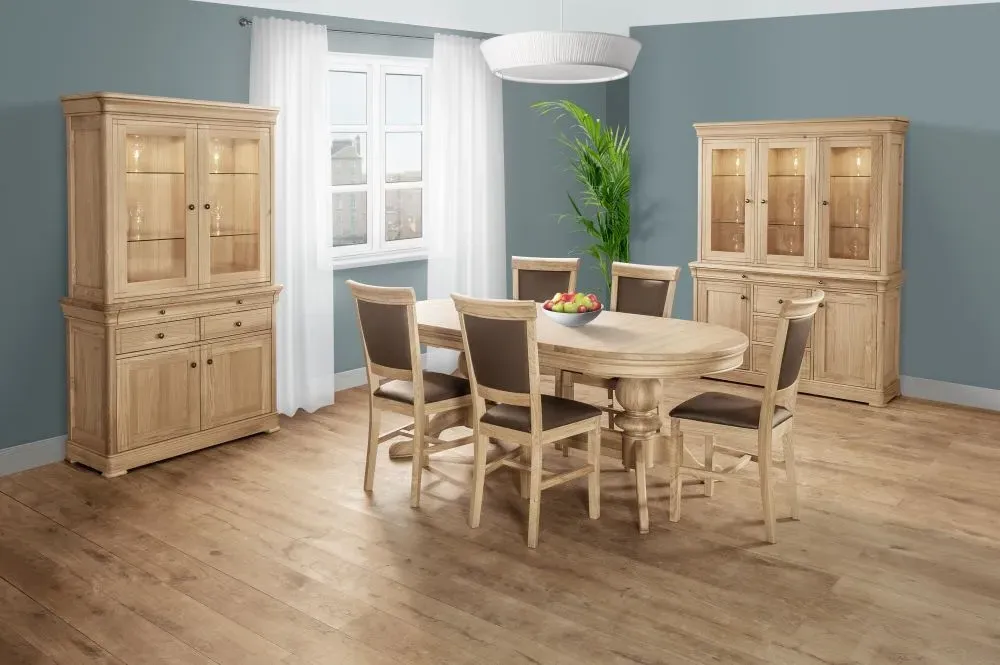 Moreno 3 Door Large Sideboard Top - Oak